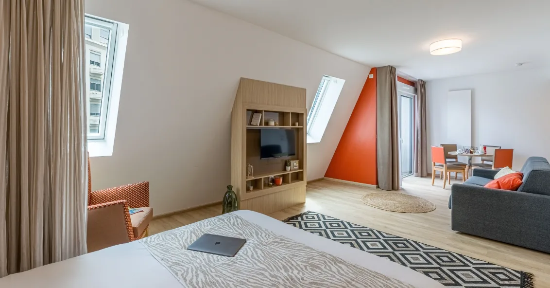 Photo of a unit at the Appart-One aparthotel in Chambéry